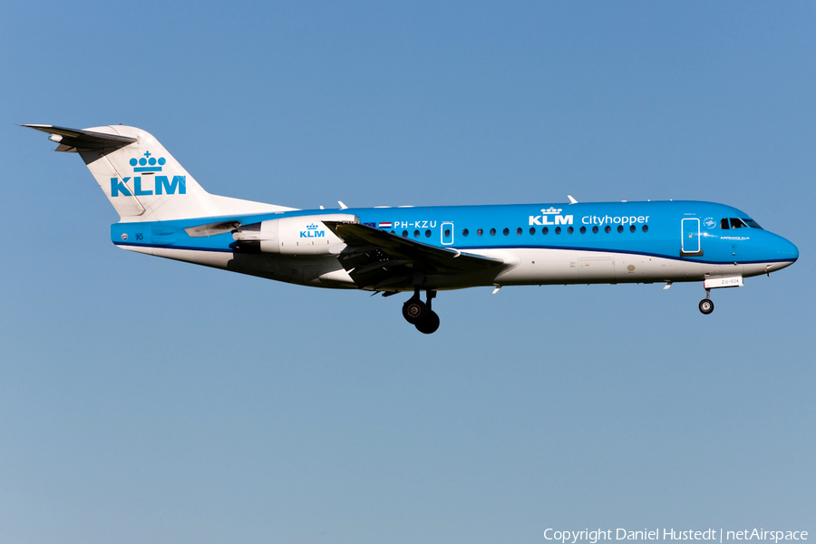 KLM Cityhopper Fokker 70 (PH-KZU) | Photo 479490