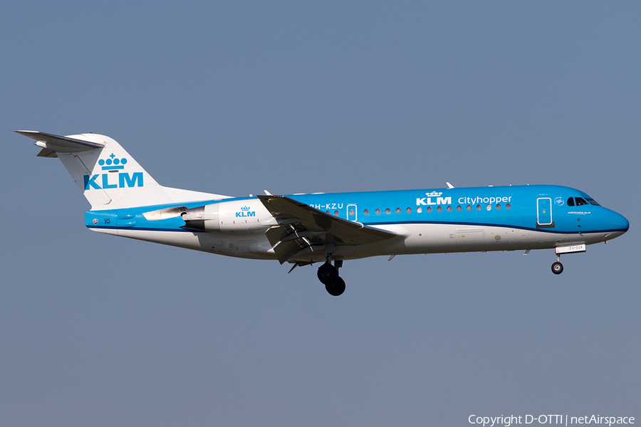 KLM Cityhopper Fokker 70 (PH-KZU) | Photo 527301
