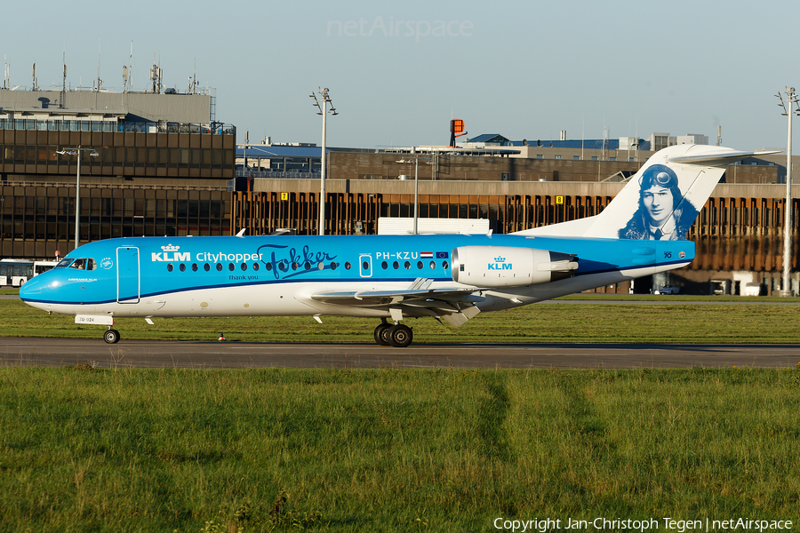 KLM Cityhopper Fokker 70 (PH-KZU) | Photo 444552