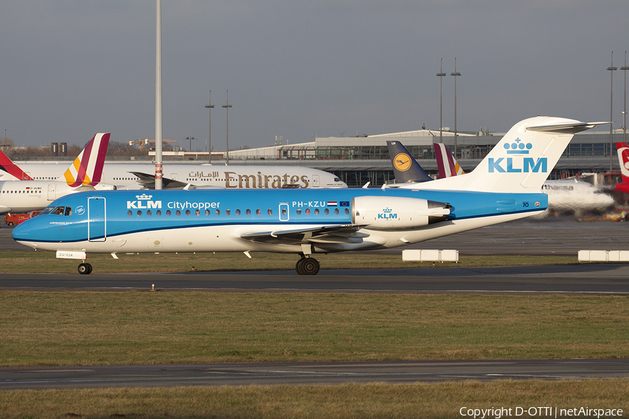 KLM Cityhopper Fokker 70 (PH-KZU) | Photo 472692