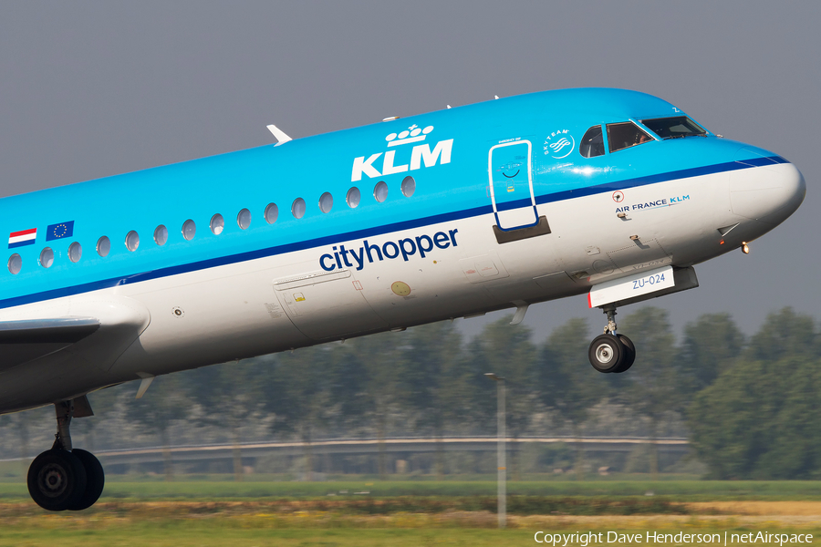 KLM Cityhopper Fokker 70 (PH-KZU) | Photo 11503