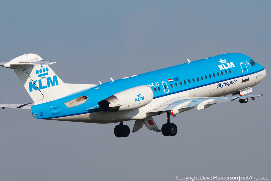 KLM Cityhopper Fokker 70 (PH-KZU) | Photo 11504