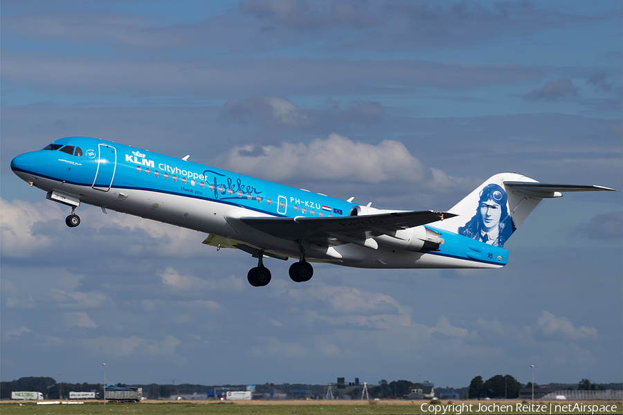 KLM Cityhopper Fokker 70 (PH-KZU) | Photo 179584