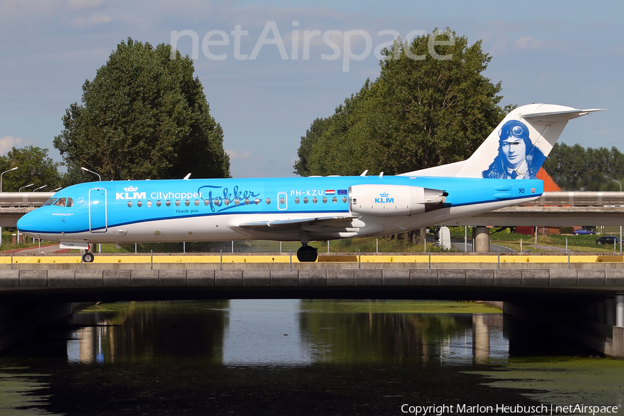 KLM Cityhopper Fokker 70 (PH-KZU) | Photo 181957