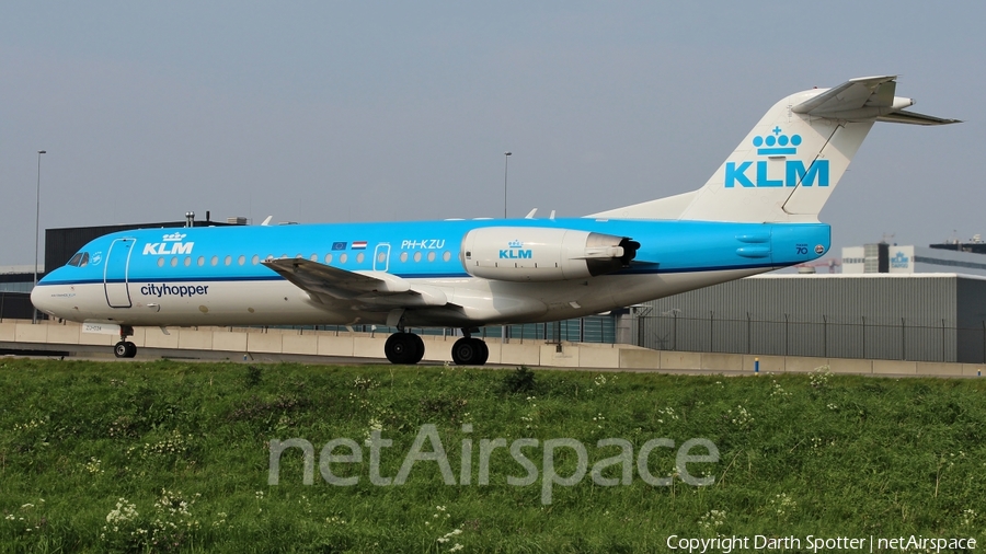 KLM Cityhopper Fokker 70 (PH-KZU) | Photo 216652