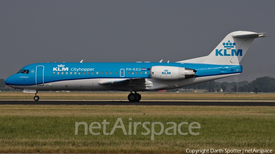KLM Cityhopper Fokker 70 (PH-KZU) | Photo 230700