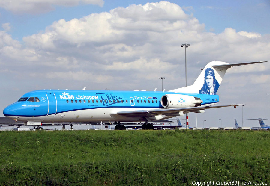 KLM Cityhopper Fokker 70 (PH-KZU) | Photo 243224