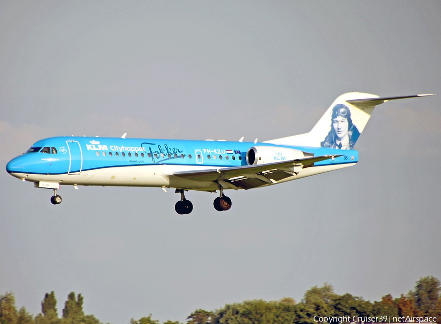 KLM Cityhopper Fokker 70 (PH-KZU) | Photo 246271