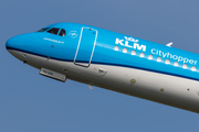 KLM Cityhopper Fokker 70 (PH-KZU) at  Amsterdam - Schiphol, Netherlands
