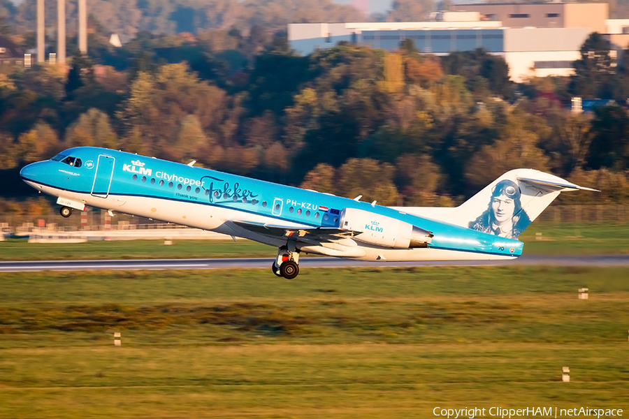 KLM Cityhopper Fokker 70 (PH-KZU) | Photo 194407