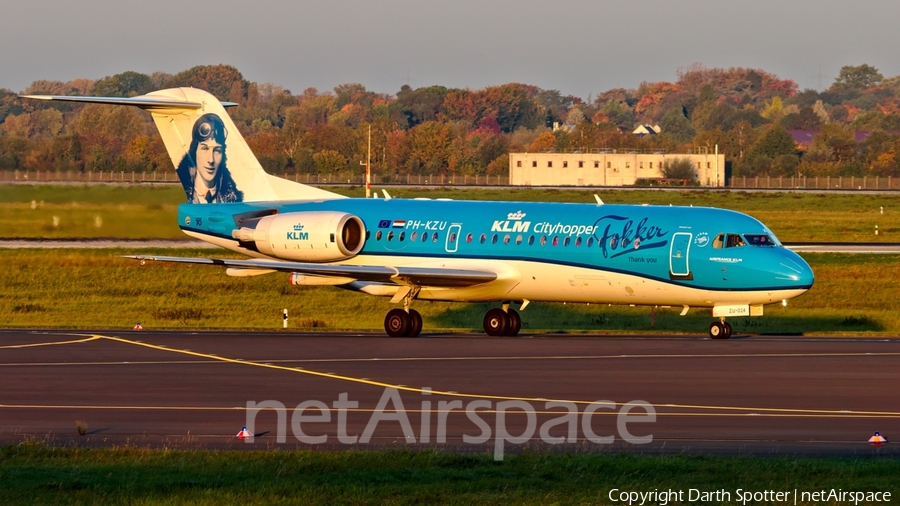 KLM Cityhopper Fokker 70 (PH-KZU) | Photo 201244