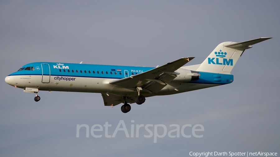 KLM Cityhopper Fokker 70 (PH-KZU) | Photo 214072