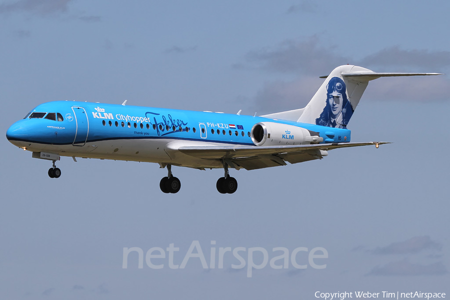 KLM Cityhopper Fokker 70 (PH-KZU) | Photo 168630