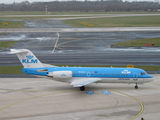 KLM Cityhopper Fokker 70 (PH-KZV) at  Dusseldorf - International, Germany