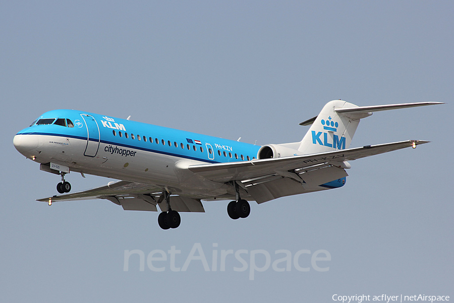 KLM Cityhopper Fokker 70 (PH-KZV) | Photo 392555