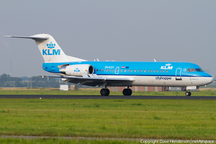 KLM Cityhopper Fokker 70 (PH-KZV) | Photo 10906