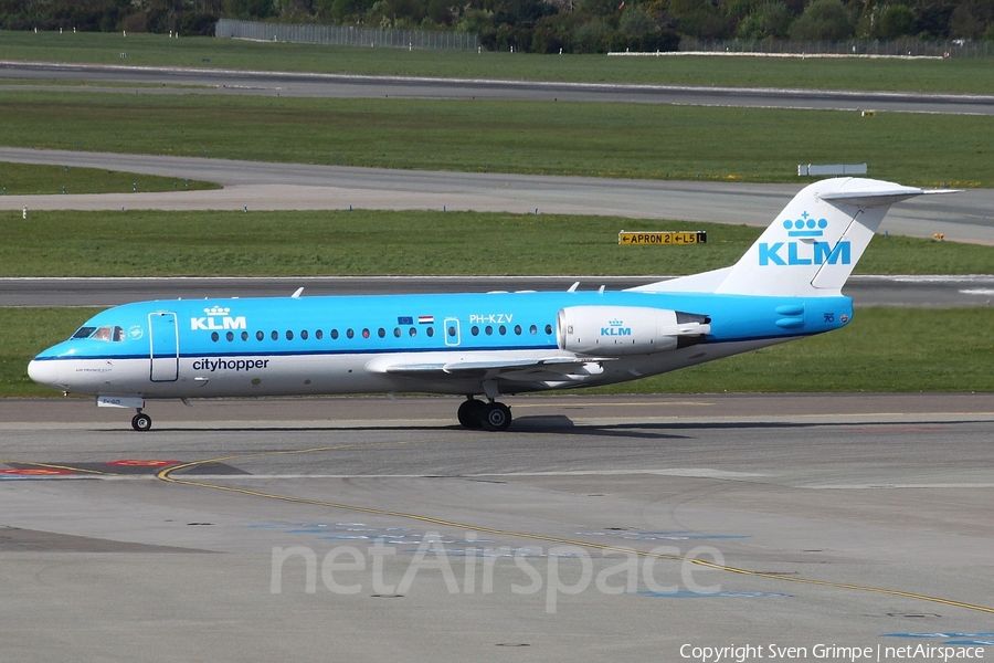 KLM Cityhopper Fokker 70 (PH-KZV) | Photo 19723