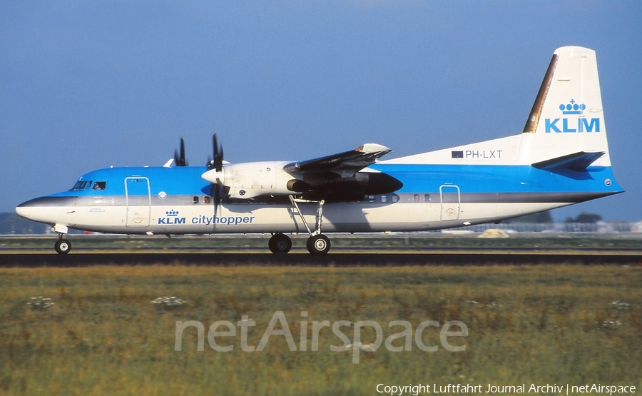KLM Cityhopper Fokker 50 (PH-LXT) | Photo 405149