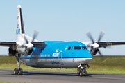 KLM Cityhopper Fokker 50 (PH-LXT) at  Luxembourg - Findel, Luxembourg