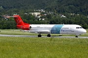 Denim Air Fokker 100 (PH-MJP) at  Innsbruck - Kranebitten, Austria
