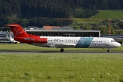 Denim Air Fokker 100 (PH-MJP) at  Innsbruck - Kranebitten, Austria