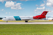 Denim Air Fokker 100 (PH-MJP) at  Manchester - International (Ringway), United Kingdom