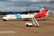 Denim Air Fokker 100 (PH-MJP) at  Rotterdam, Netherlands