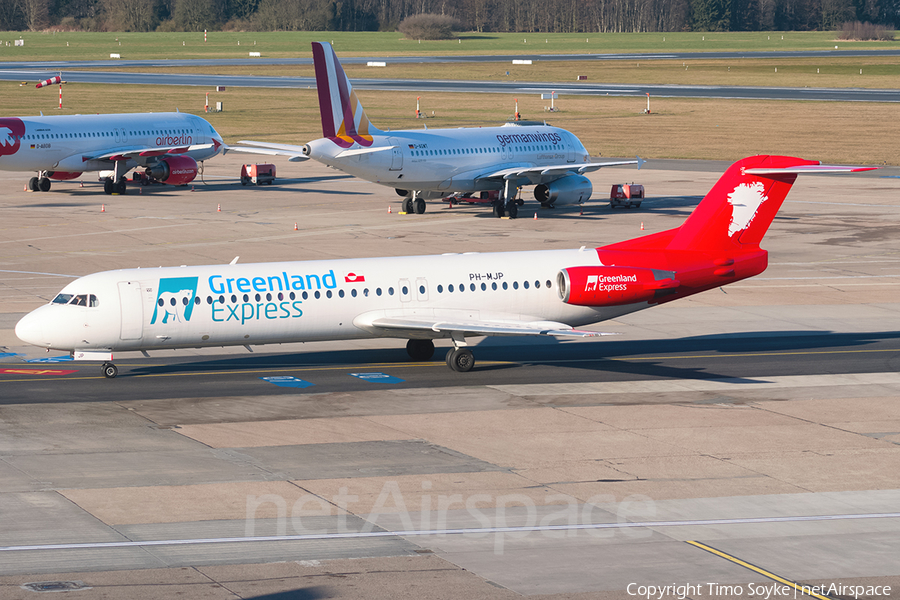 Greenland Express Fokker 100 (PH-MJP) | Photo 66660