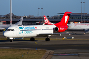 Greenland Express Fokker 100 (PH-MJP) at  Hamburg - Fuhlsbuettel (Helmut Schmidt), Germany