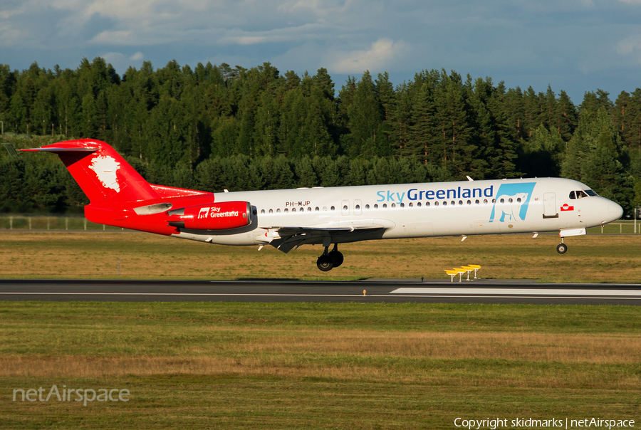 Greenland Express Fokker 100 (PH-MJP) | Photo 113852