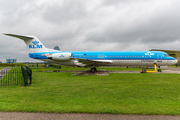 KLM Cityhopper Fokker 100 (PH-OFA) at  Lelystad, Netherlands