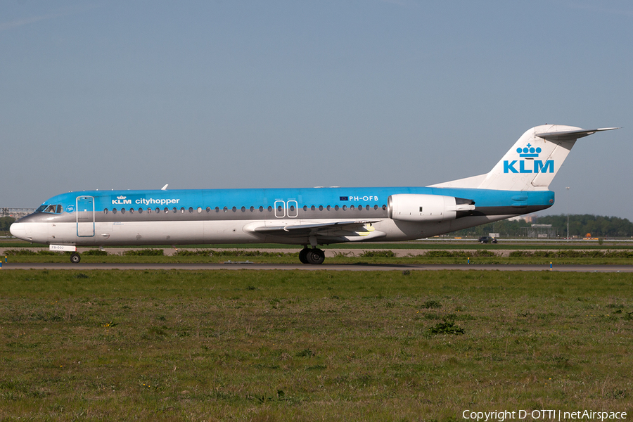 KLM Cityhopper Fokker 100 (PH-OFB) | Photo 199623