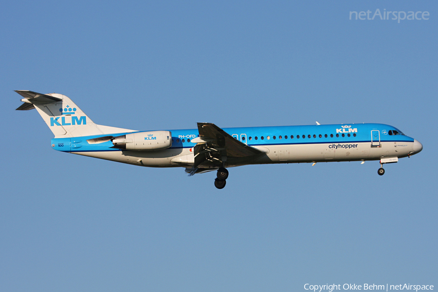 KLM Cityhopper Fokker 100 (PH-OFD) | Photo 58888