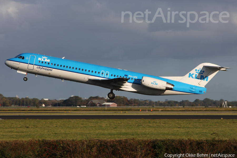 KLM Cityhopper Fokker 100 (PH-OFE) | Photo 246455