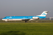 KLM Cityhopper Fokker 100 (PH-OFM) at  Amsterdam - Schiphol, Netherlands