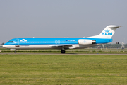 KLM Cityhopper Fokker 100 (PH-OFM) at  Amsterdam - Schiphol, Netherlands