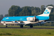 KLM Cityhopper Fokker 100 (PH-OFM) at  Amsterdam - Schiphol, Netherlands