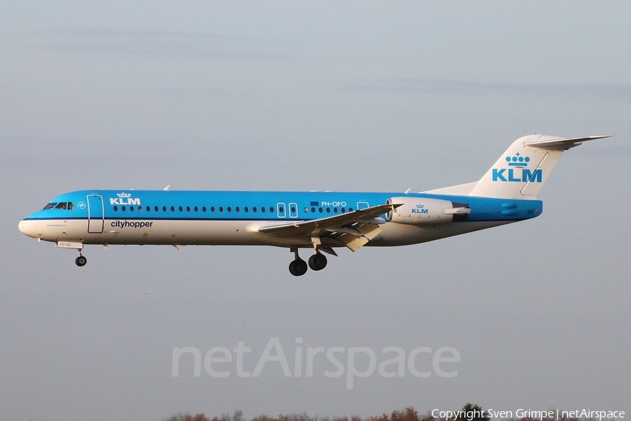 KLM Cityhopper Fokker 100 (PH-OFO) | Photo 19730