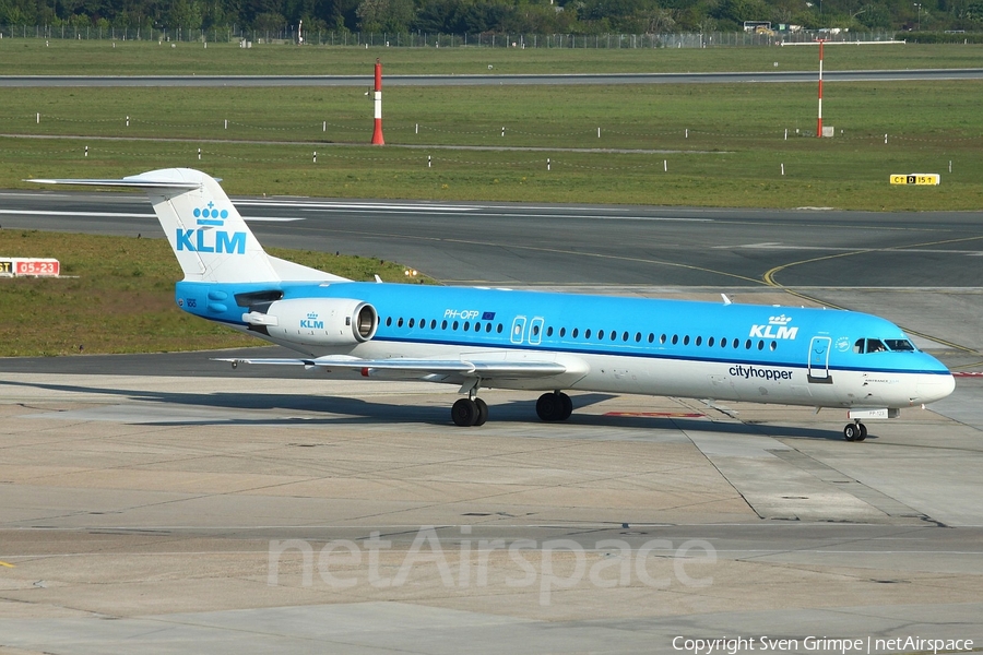 KLM Cityhopper Fokker 100 (PH-OFP) | Photo 19379