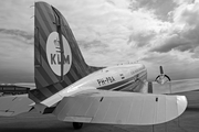 KLM - Royal Dutch Airlines Douglas C-47A Skytrain (PH-PBA) at  Durham Tees Valley, United Kingdom