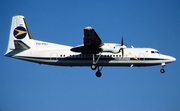 Denim Air Fokker 50 (PH-PRJ) at  Hamburg - Fuhlsbuettel (Helmut Schmidt), Germany