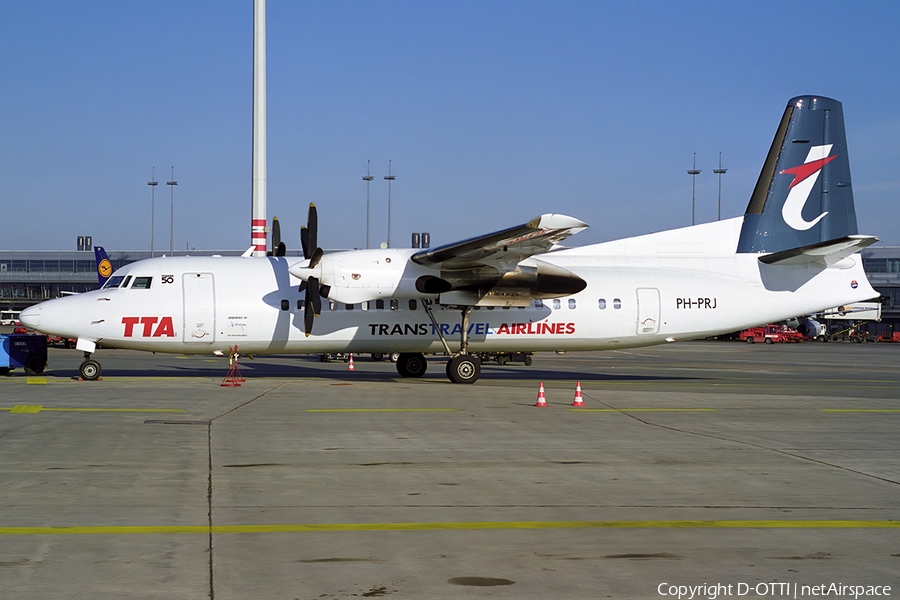 Trans Travel Airlines - TTA Fokker 50 (PH-PRJ) | Photo 551664