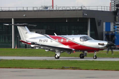 Silver Flight Pilatus PC-12/47E (NGX) (PH-SFG) at  Hamburg - Fuhlsbuettel (Helmut Schmidt), Germany