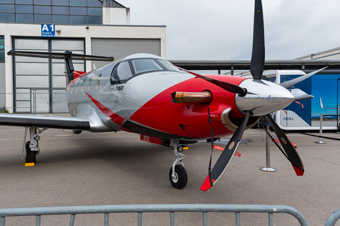 Silver Flight Pilatus PC-12/47E (NGX) (PH-SFH) at  Friedrichshafen, Germany