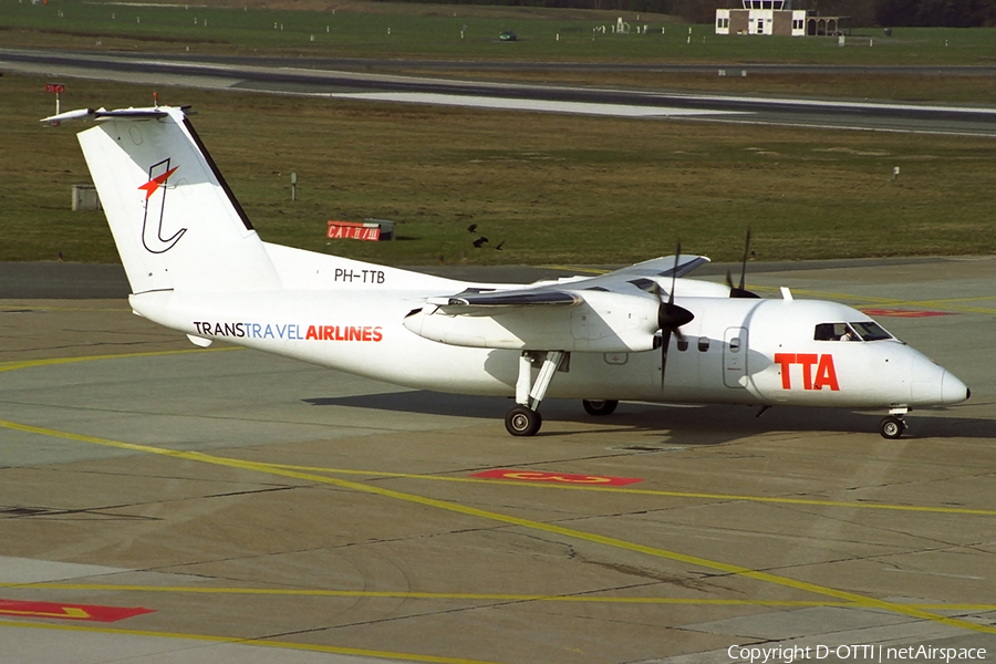 Trans Travel Airlines - TTA de Havilland Canada DHC-8-102A (PH-TTB) | Photo 304554