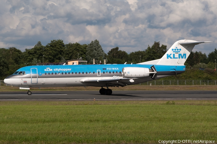 KLM Cityhopper Fokker 70 (PH-WXA) | Photo 201694