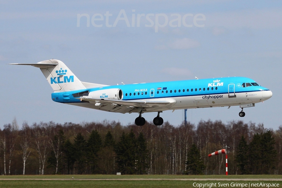 KLM Cityhopper Fokker 70 (PH-WXA) | Photo 25126
