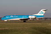 KLM Cityhopper Fokker 70 (PH-WXC) at  Amsterdam - Schiphol, Netherlands