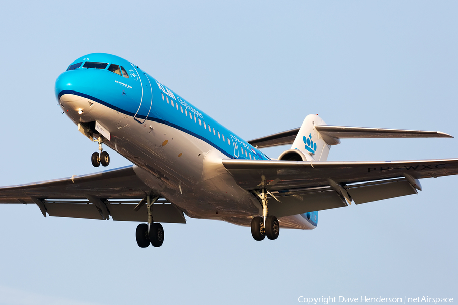KLM Cityhopper Fokker 70 (PH-WXC) | Photo 71694