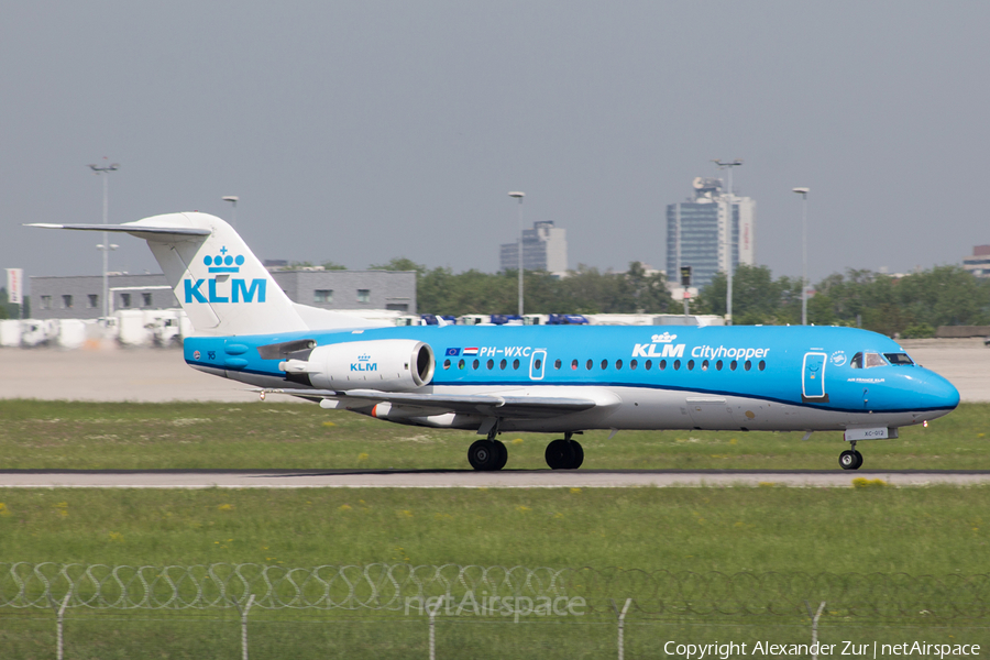 KLM Cityhopper Fokker 70 (PH-WXC) | Photo 77500